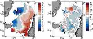 temperatur og saltholdighet i kartmodell