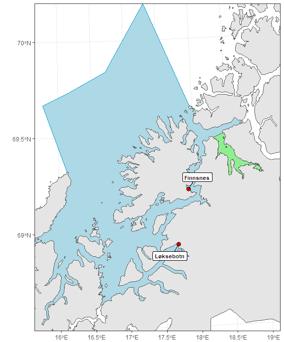 Kart over rusestasjoner i 2022